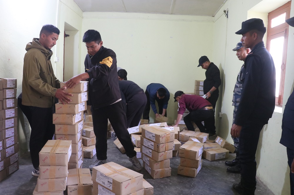 धनकुटा आइपुग्यो मत पत्र